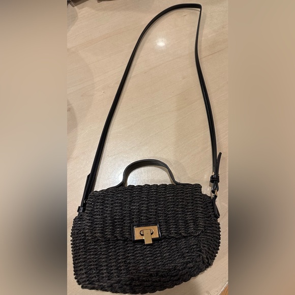 Zara Bags Zara Paper Straw Crossbody Bag Poshmark